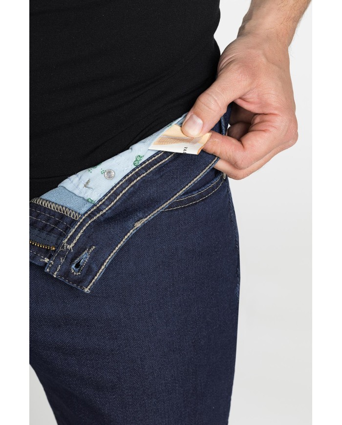 JEANS PASSPORT DA UOMO IN TESSUTO DENIM PLAY DA 10 oz.