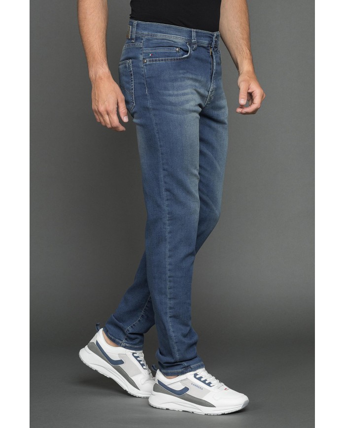 JEANS PASSPORT DA UOMO IN TESSUTO DENIM PLAY DA 10 oz.