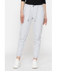 CHINOS IN MISTO LINO