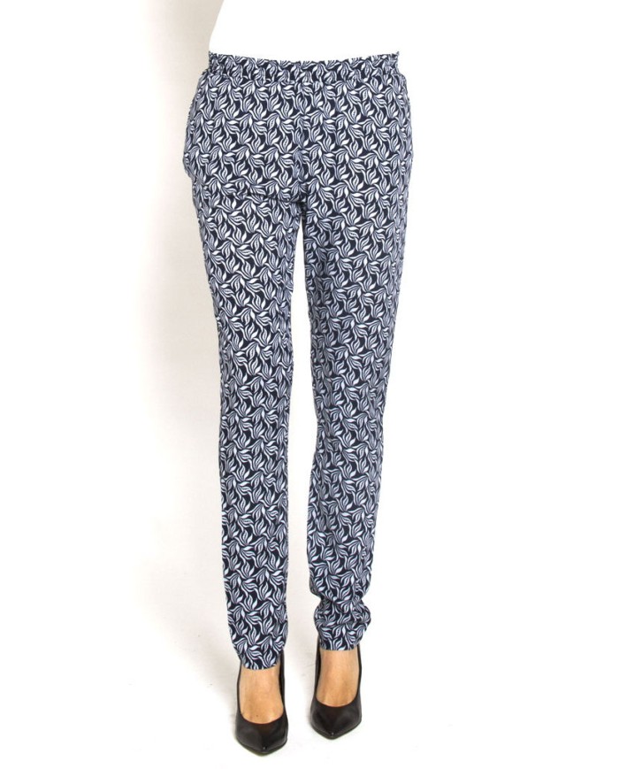 PANTALONE FLUIDO. MOD T771. Vita regolare e gamba regolare