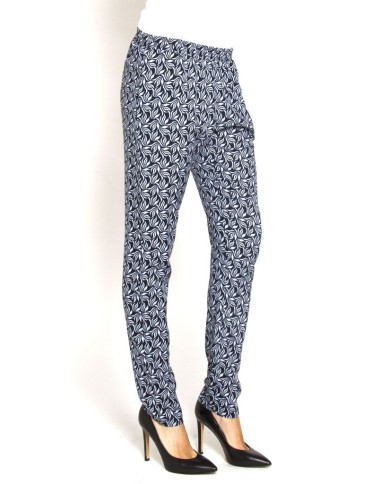 PANTALONE FLUIDO. MOD T771. Vita regolare e gamba regolare