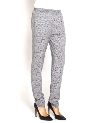 PANTALONE FLUIDO. MOD T771. Vita regolare e gamba regolare