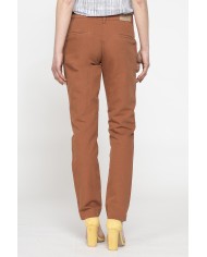 PANTALONE CHINO IN MISTO LINO