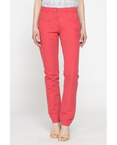 PANTALONE CHINO IN MISTO LINO