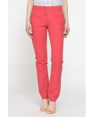 PANTALONE CHINO IN MISTO LINO