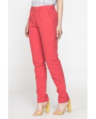 PANTALONE CHINO IN MISTO LINO