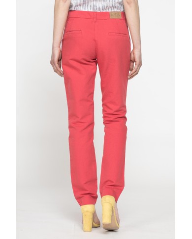 PANTALONE CHINO IN MISTO LINO
