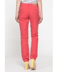 PANTALONE CHINO IN MISTO LINO