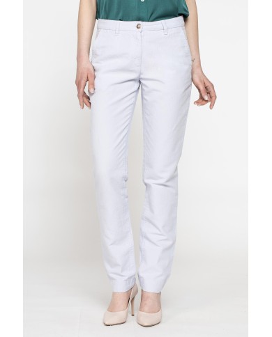 PANTALONE CHINO IN MISTO LINO