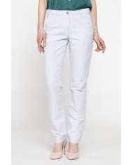 PANTALONE CHINO IN MISTO LINO