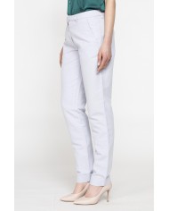 PANTALONE CHINO IN MISTO LINO