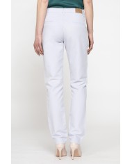 PANTALONE CHINO IN MISTO LINO