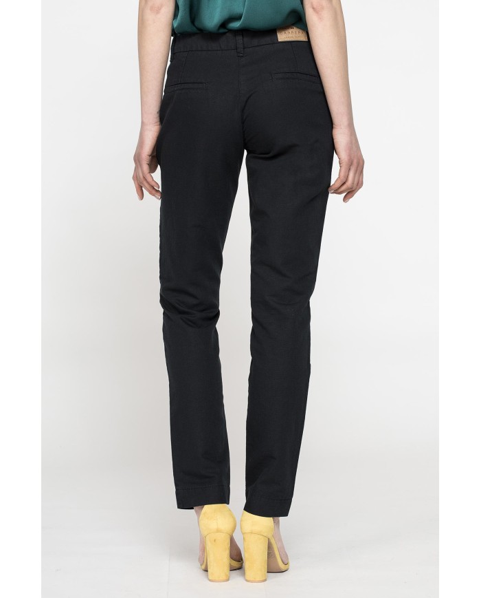 PANTALONE CHINO IN MISTO LINO