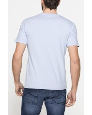 T-SHIRT MANICA CORTA IN COTONE MISTO LINO