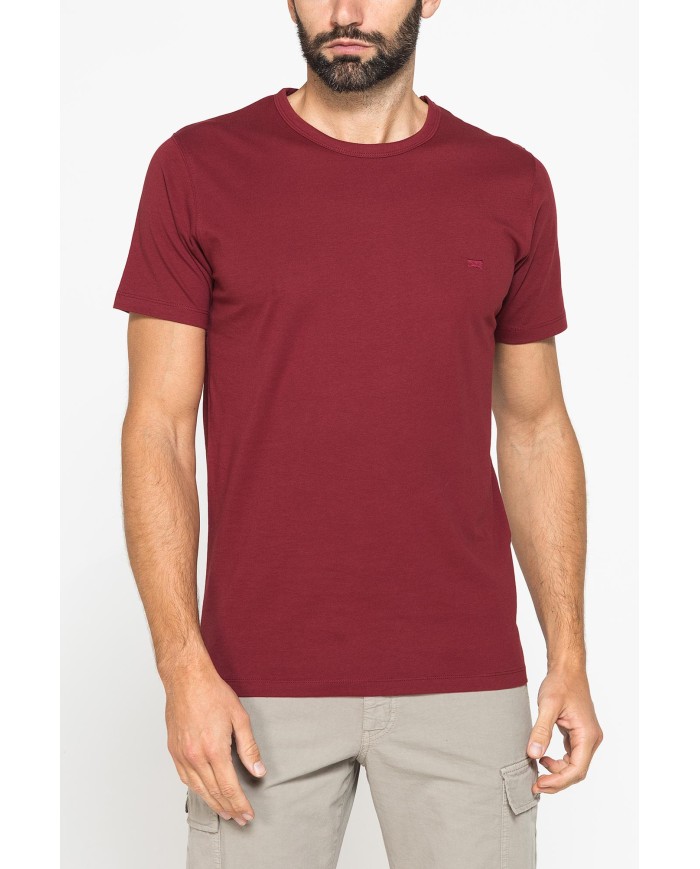 T-SHIRT TINTA UNITA IN COTONE ORGANICO