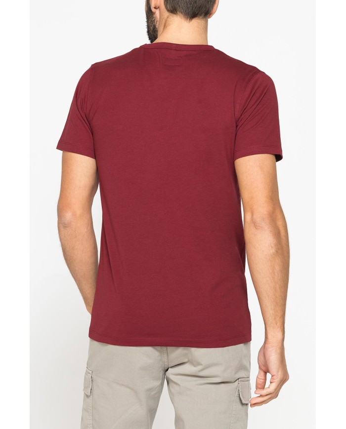 T-SHIRT TINTA UNITA IN COTONE ORGANICO