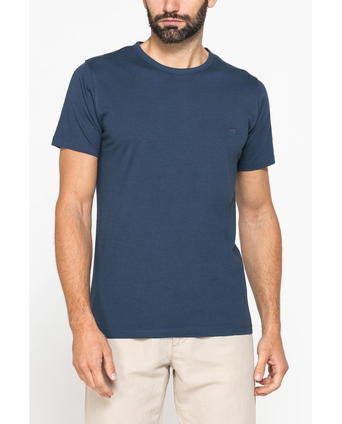 T-SHIRT TINTA UNITA IN COTONE ORGANICO