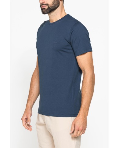 T-SHIRT TINTA UNITA IN COTONE ORGANICO