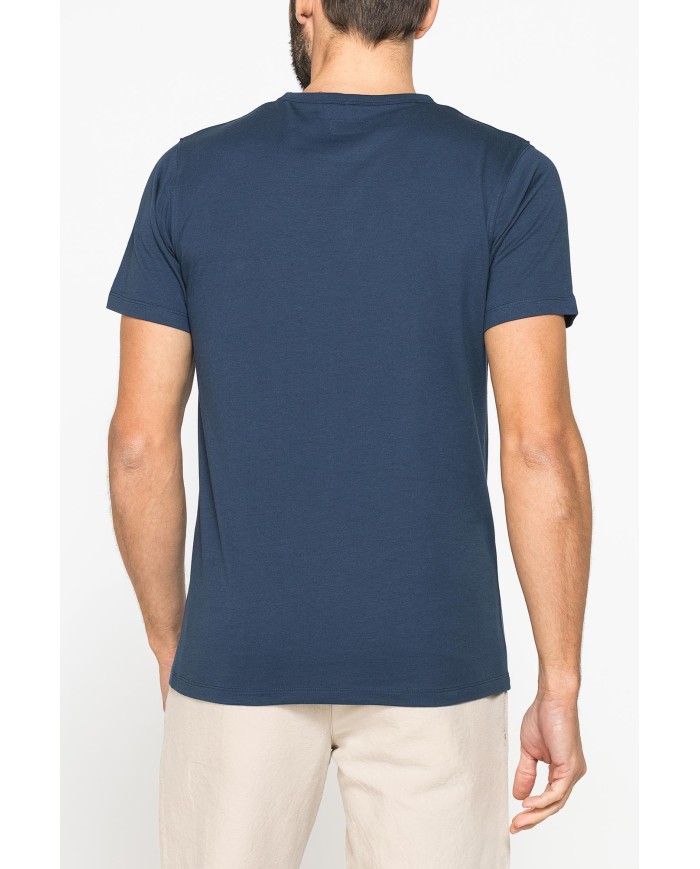 T-SHIRT TINTA UNITA IN COTONE ORGANICO