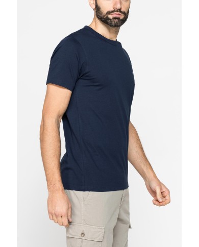 T-SHIRT TINTA UNITA IN COTONE ORGANICO