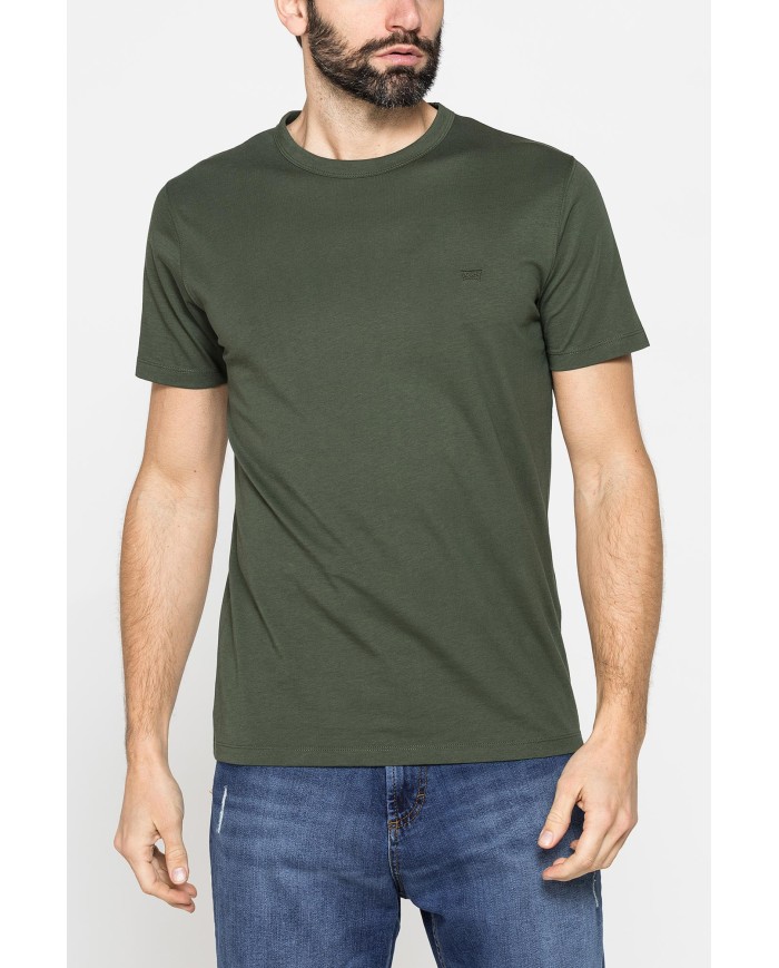 T-SHIRT TINTA UNITA IN COTONE ORGANICO