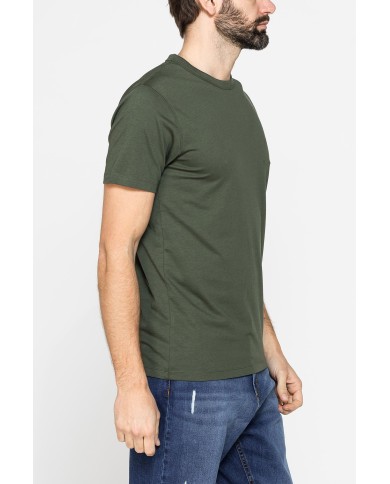 T-SHIRT TINTA UNITA IN COTONE ORGANICO