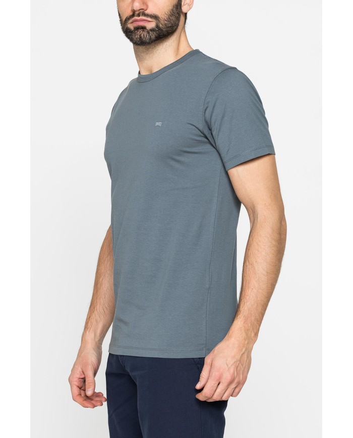 T-SHIRT TINTA UNITA IN COTONE ORGANICO