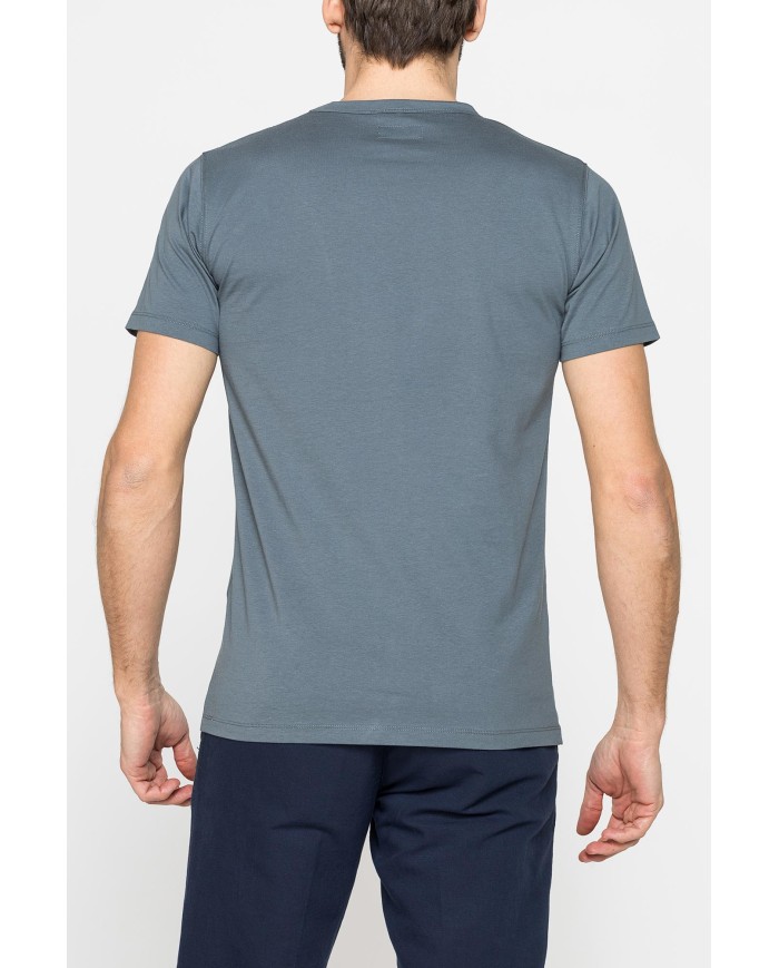 T-SHIRT TINTA UNITA IN COTONE ORGANICO