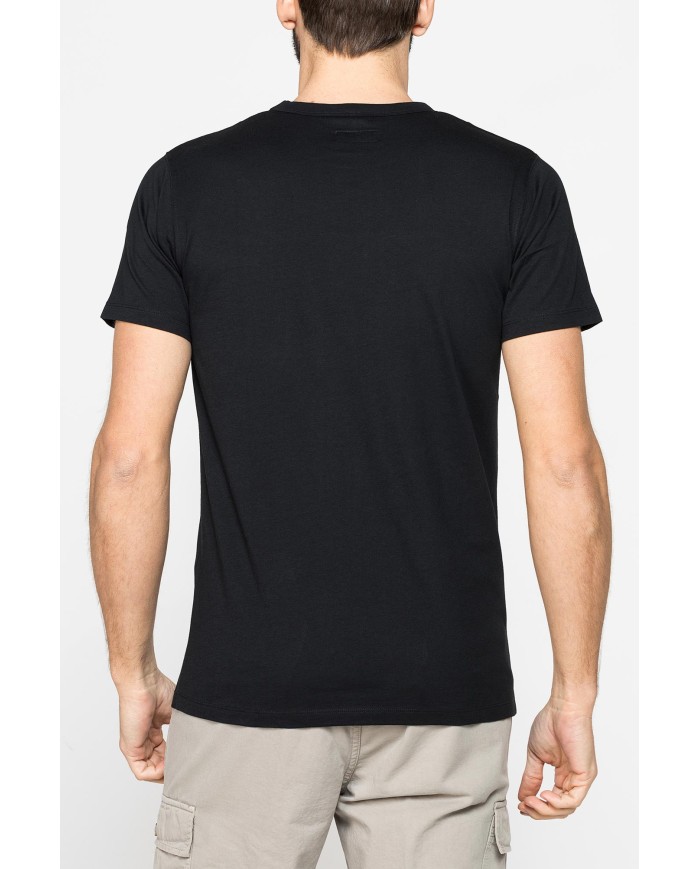 T-SHIRT TINTA UNITA IN COTONE ORGANICO