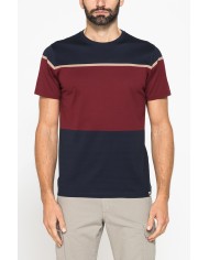 T-SHIRT A RIGHE IN COTONE MERCERIZZATO