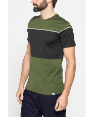 T-SHIRT A RIGHE IN COTONE MERCERIZZATO