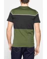 T-SHIRT A RIGHE IN COTONE MERCERIZZATO