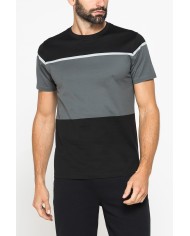 T-SHIRT A RIGHE IN COTONE MERCERIZZATO