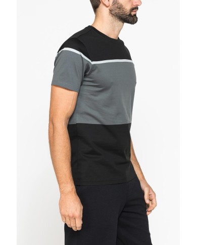 T-SHIRT A RIGHE IN COTONE MERCERIZZATO