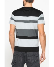 T-SHIRT A RIGHE IN COTONE MERCERIZZATO