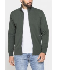 T-SHIRT MANICA LUNGA TINTA UNITA IN COTONE ORGANICO