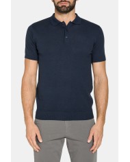 POLO MANICA CORTA REALIZZATA IN MAGLIA CALATA