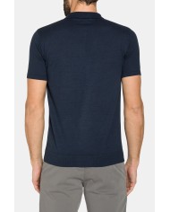 POLO MANICA CORTA REALIZZATA IN MAGLIA CALATA