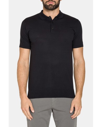 POLO MANICA CORTA REALIZZATA IN MAGLIA CALATA