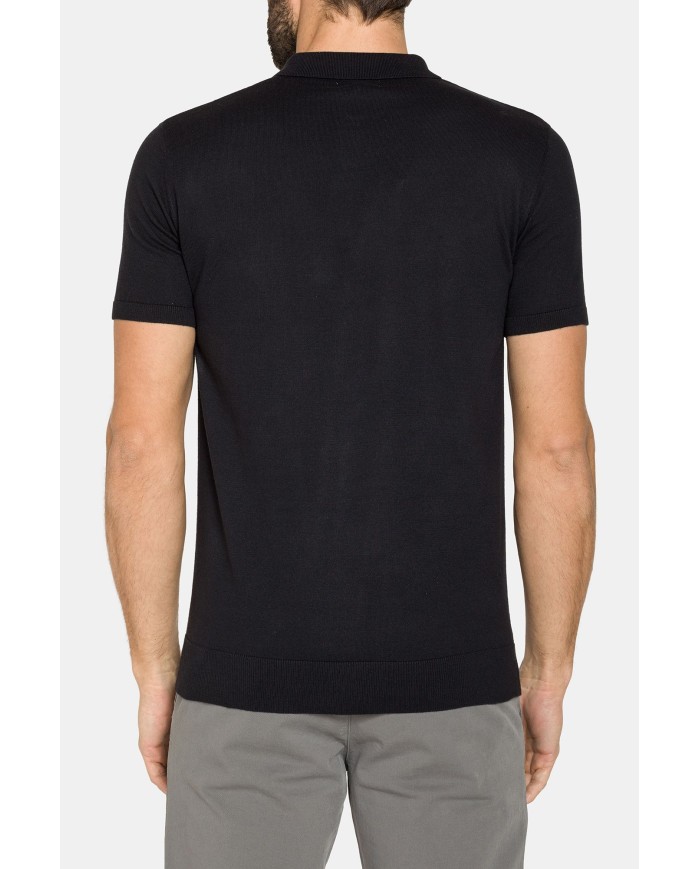 POLO MANICA CORTA REALIZZATA IN MAGLIA CALATA