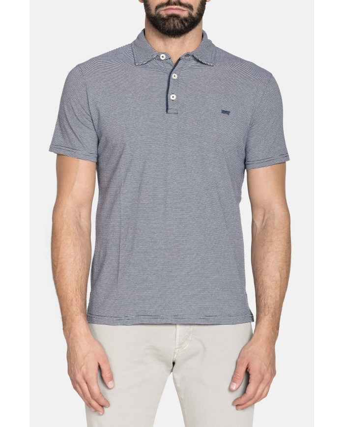 POLO MANICA CORTA IN JERSEY DI COTONE MERCERIZZATO