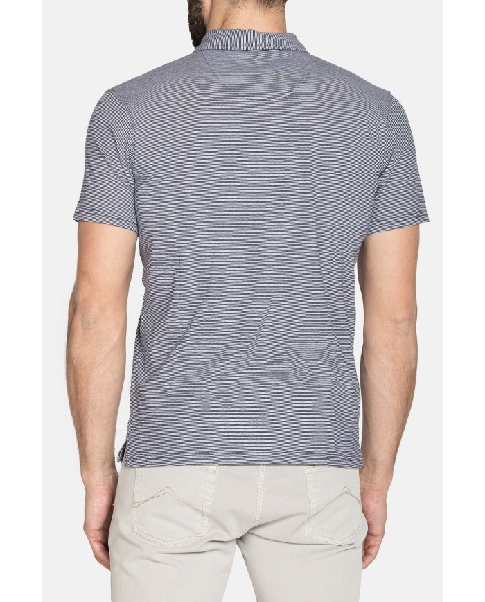 POLO MANICA CORTA IN JERSEY DI COTONE MERCERIZZATO