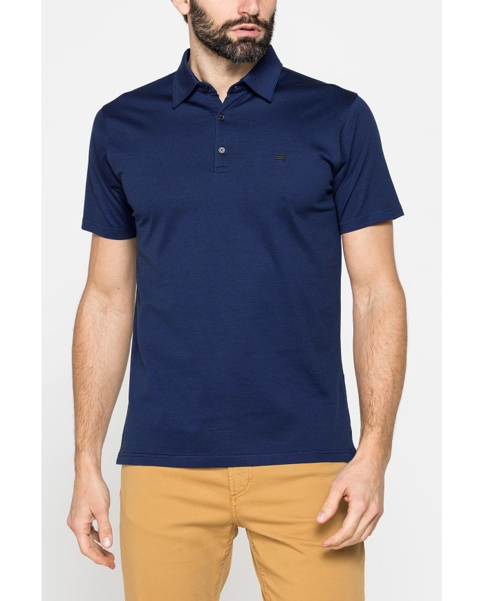 POLO MANICA CORTA IN JERSEY DI COTONE MERCERIZZATO