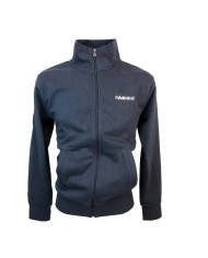 Felpa Uomo Full Zip Brushed Admiral AD2650AW003 Blu Regular Fit