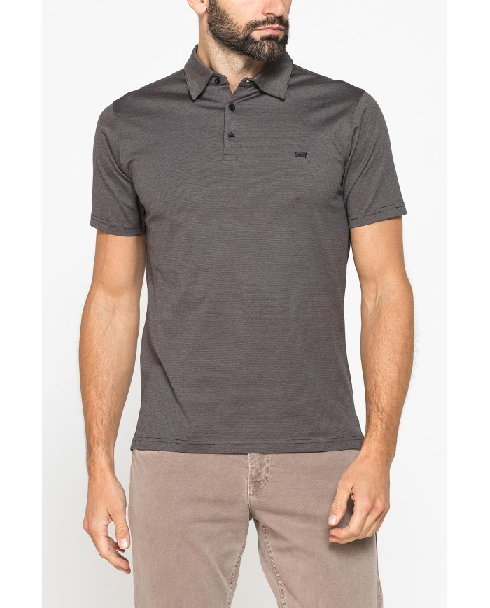 POLO MANICA CORTA IN JERSEY DI COTONE MERCERIZZATO