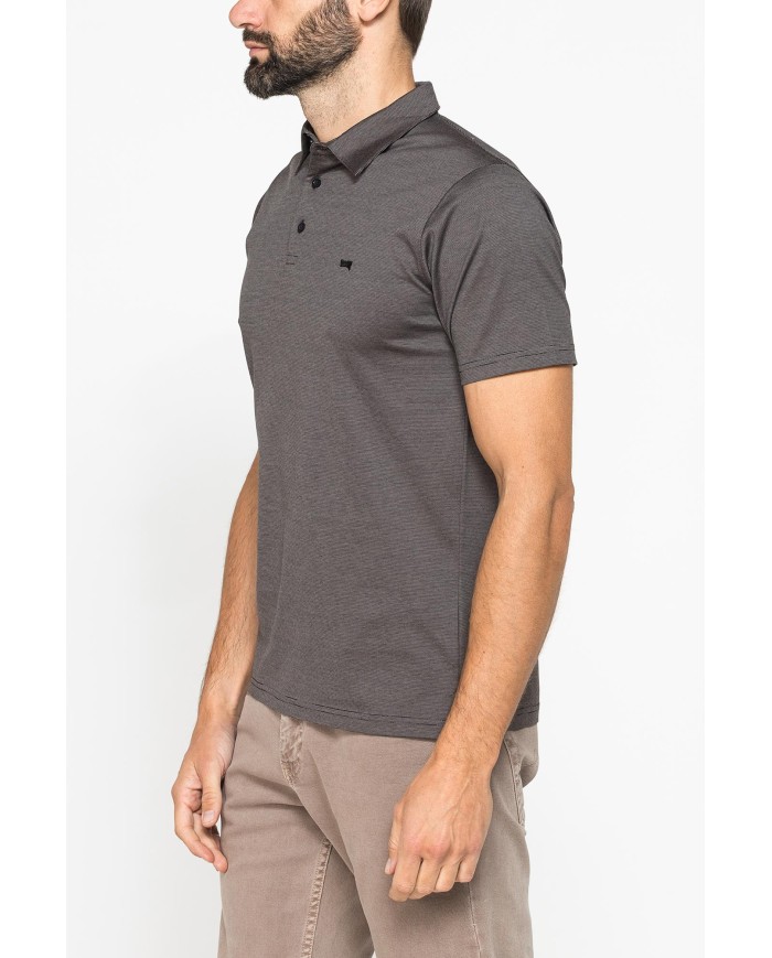 POLO MANICA CORTA IN JERSEY DI COTONE MERCERIZZATO