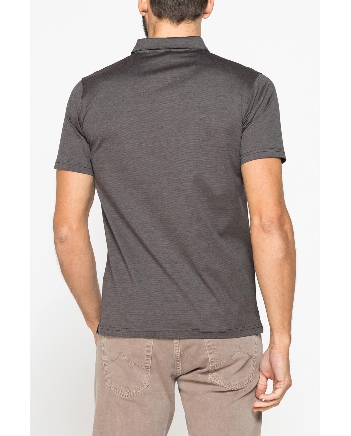 POLO MANICA CORTA IN JERSEY DI COTONE MERCERIZZATO