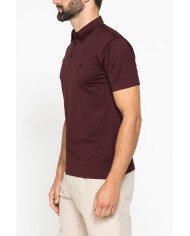 POLO MANICA CORTA IN JERSEY DI COTONE MERCERIZZATO