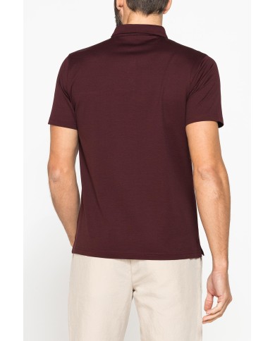 POLO MANICA CORTA IN JERSEY DI COTONE MERCERIZZATO