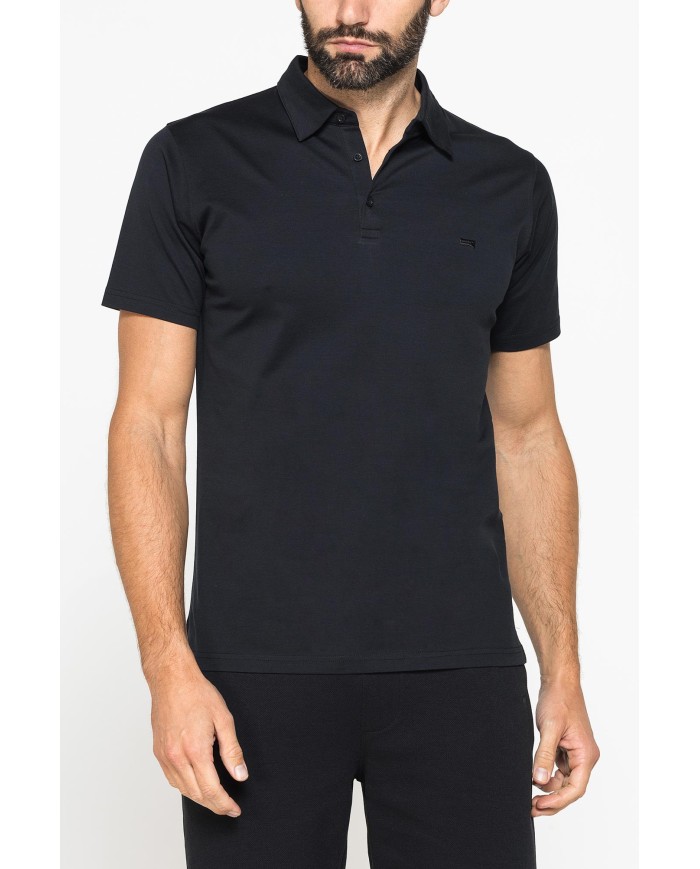 POLO MANICA CORTA IN JERSEY DI COTONE MERCERIZZATO